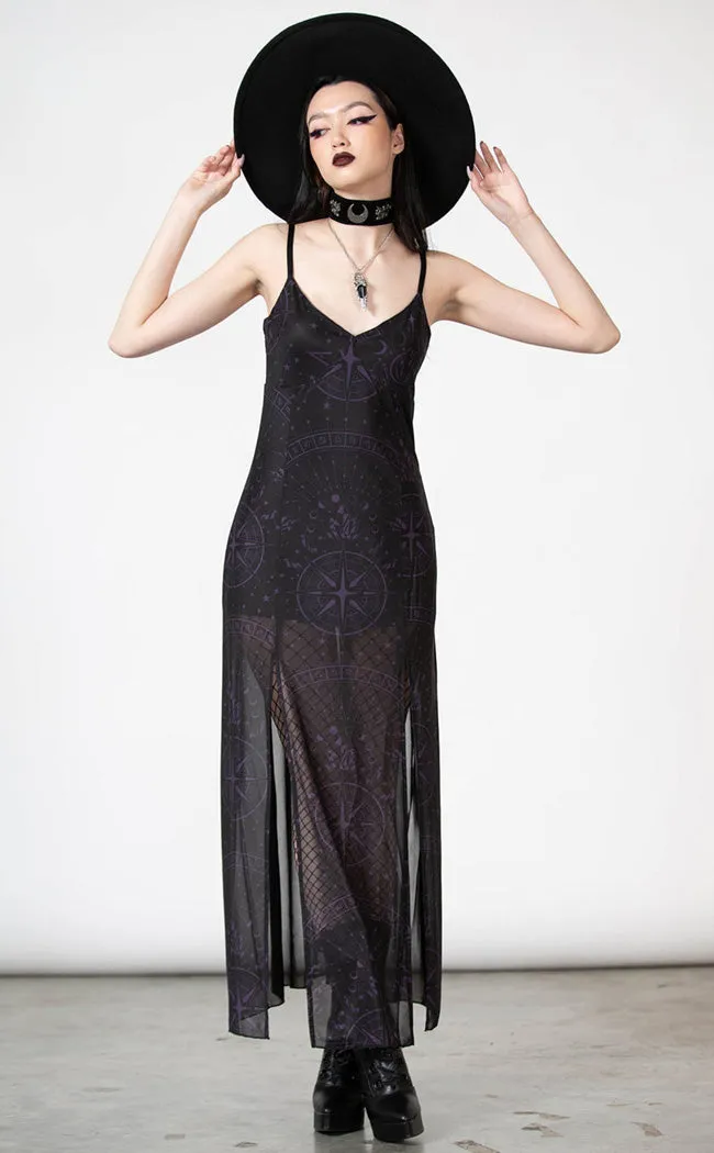 Evenescent Mesh Maxi Dress