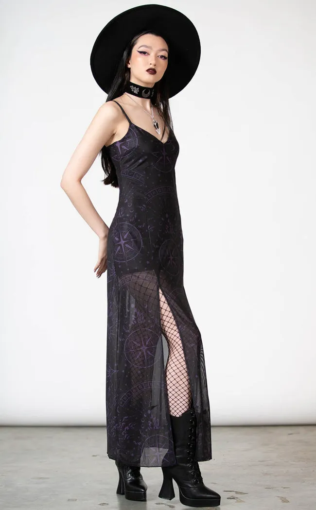 Evenescent Mesh Maxi Dress