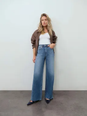 FAR OUT HIGH RISE WIDE LEG JEANS