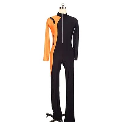 Figure Skating Catsuit Unitard Long Sleeves Available in 10   Colors