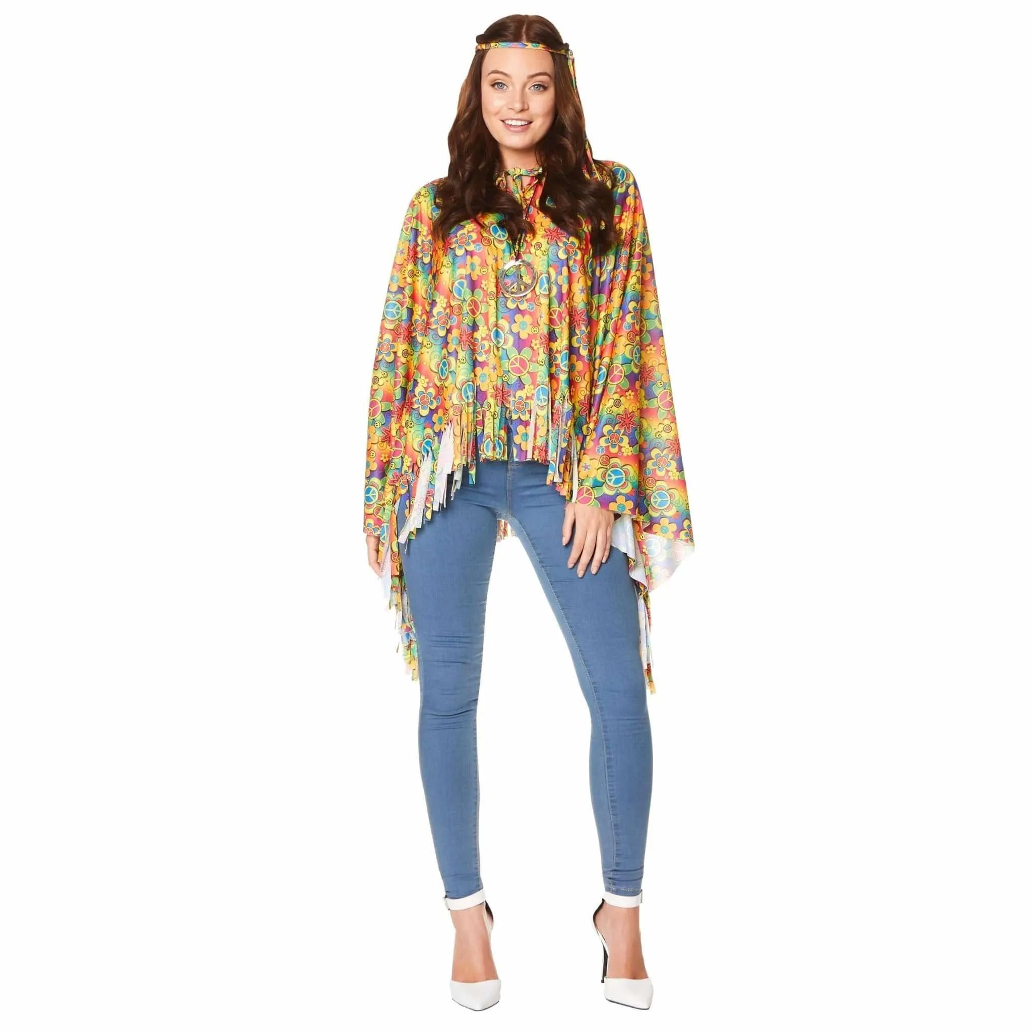 Flower Power Poncho - Buy Online Only