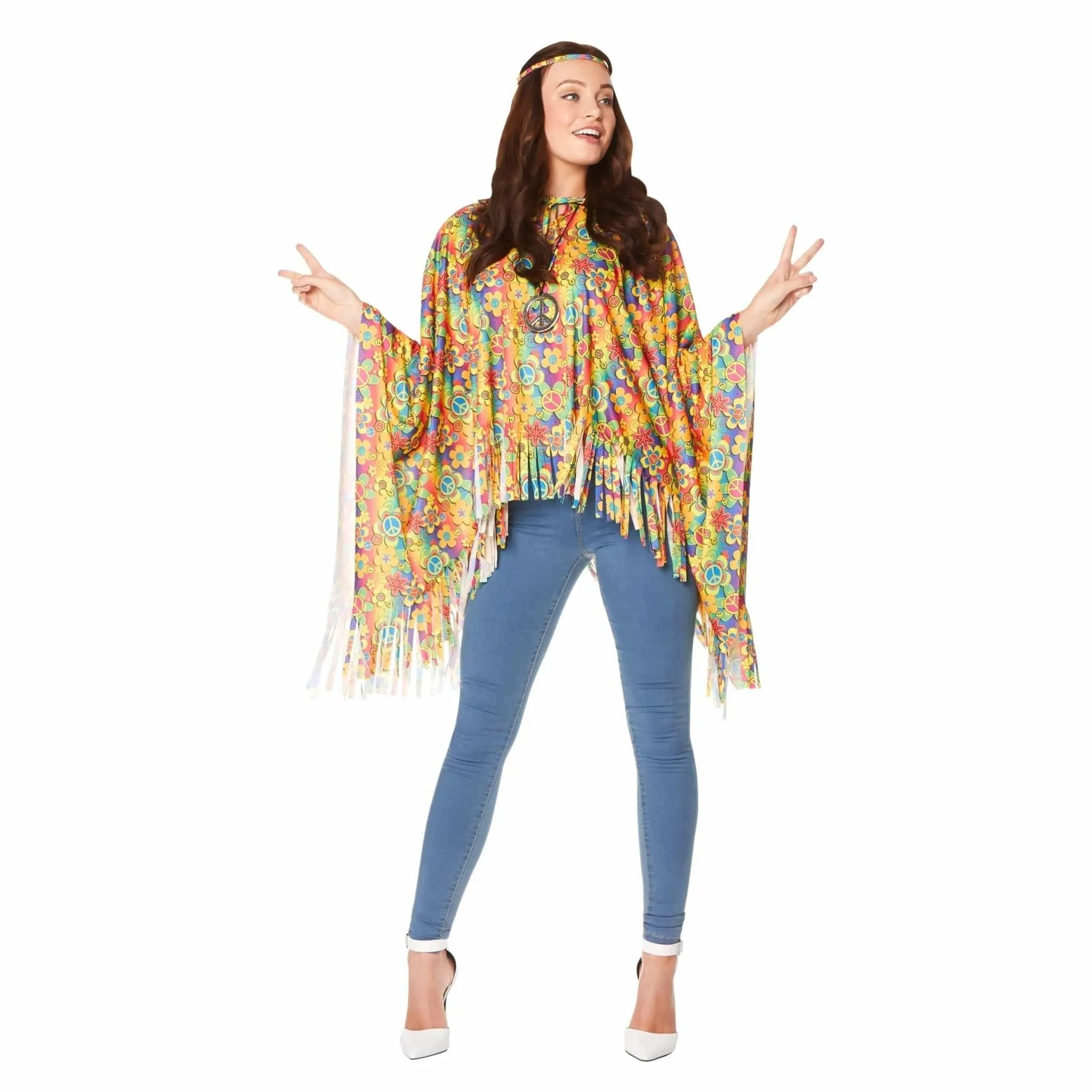 Flower Power Poncho - Buy Online Only