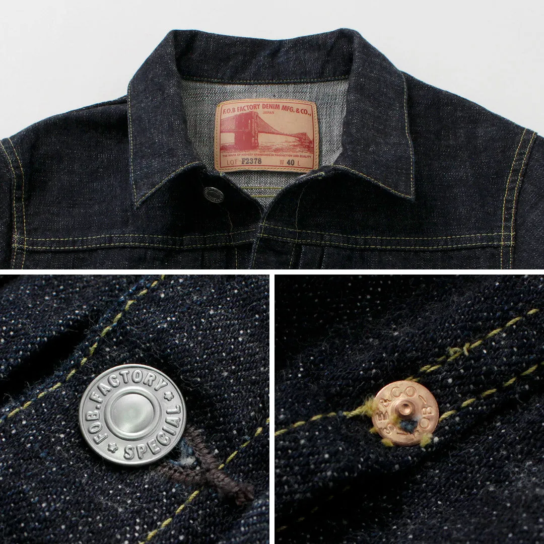 FOB FACTORY / F2378 G3 selvage denim 2ND jacket