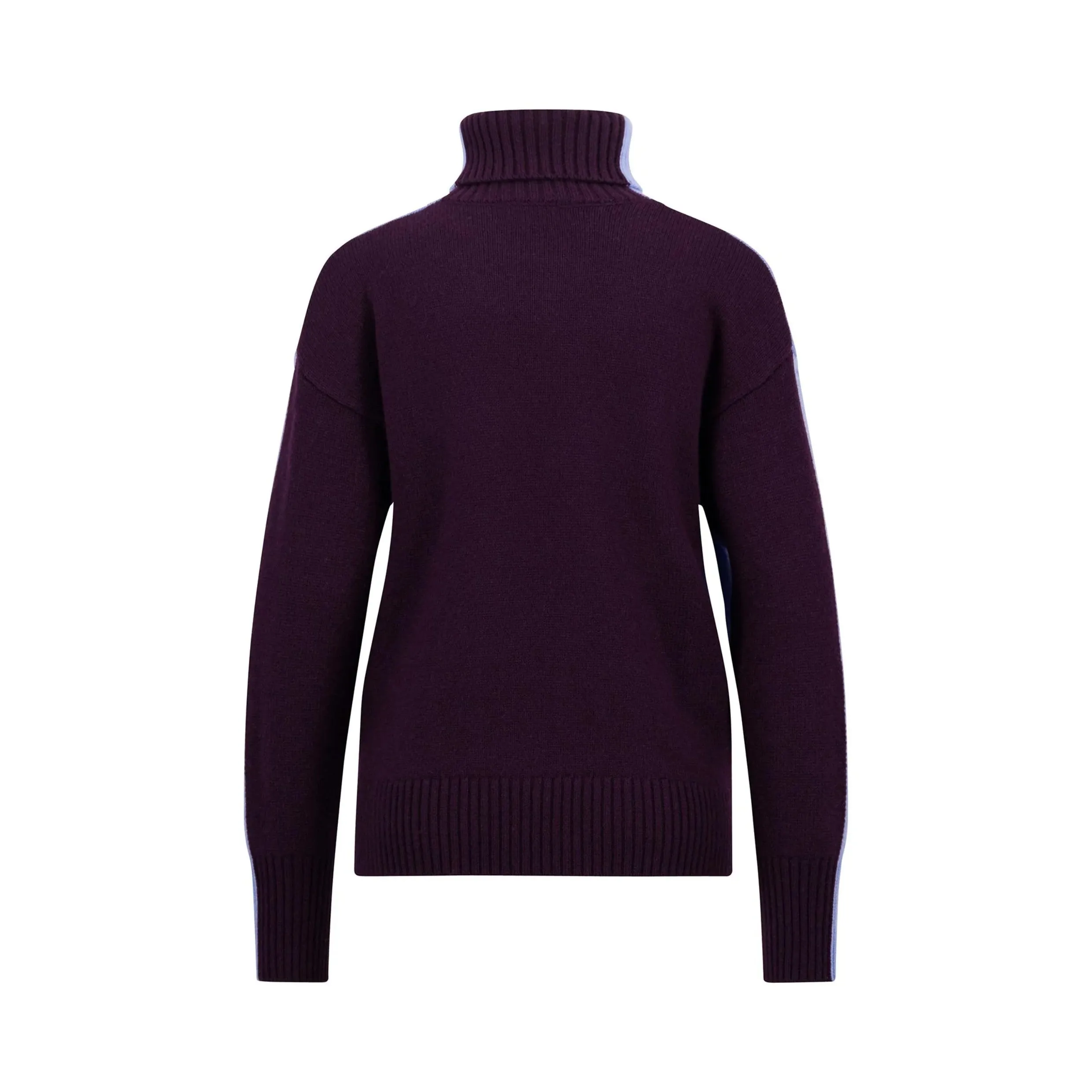 Fynch-Hatton Colourblock Rollneck Jumper in Faded Lavender 24097605