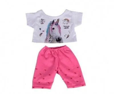 Glitter Unicorn Shirt W/ Pants