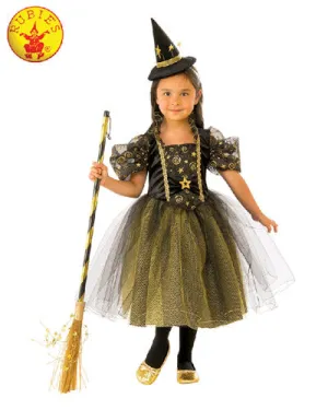 GOLDEN STAR WITCH COSTUME, CHILD