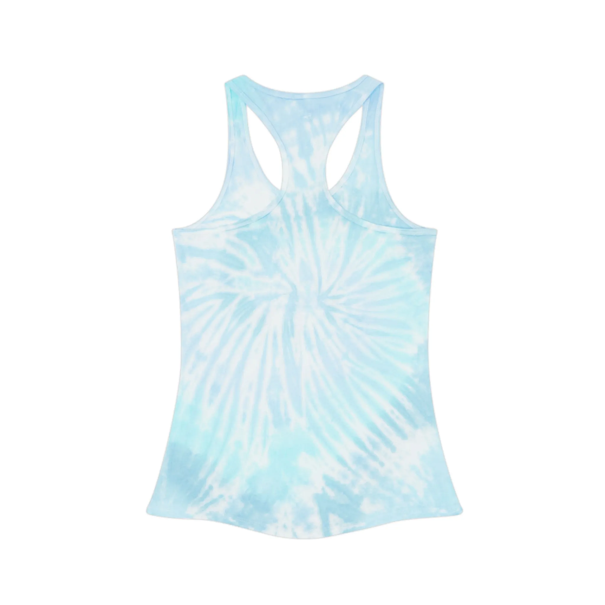 Happy Camper Tie Dye Racerback Tank Top