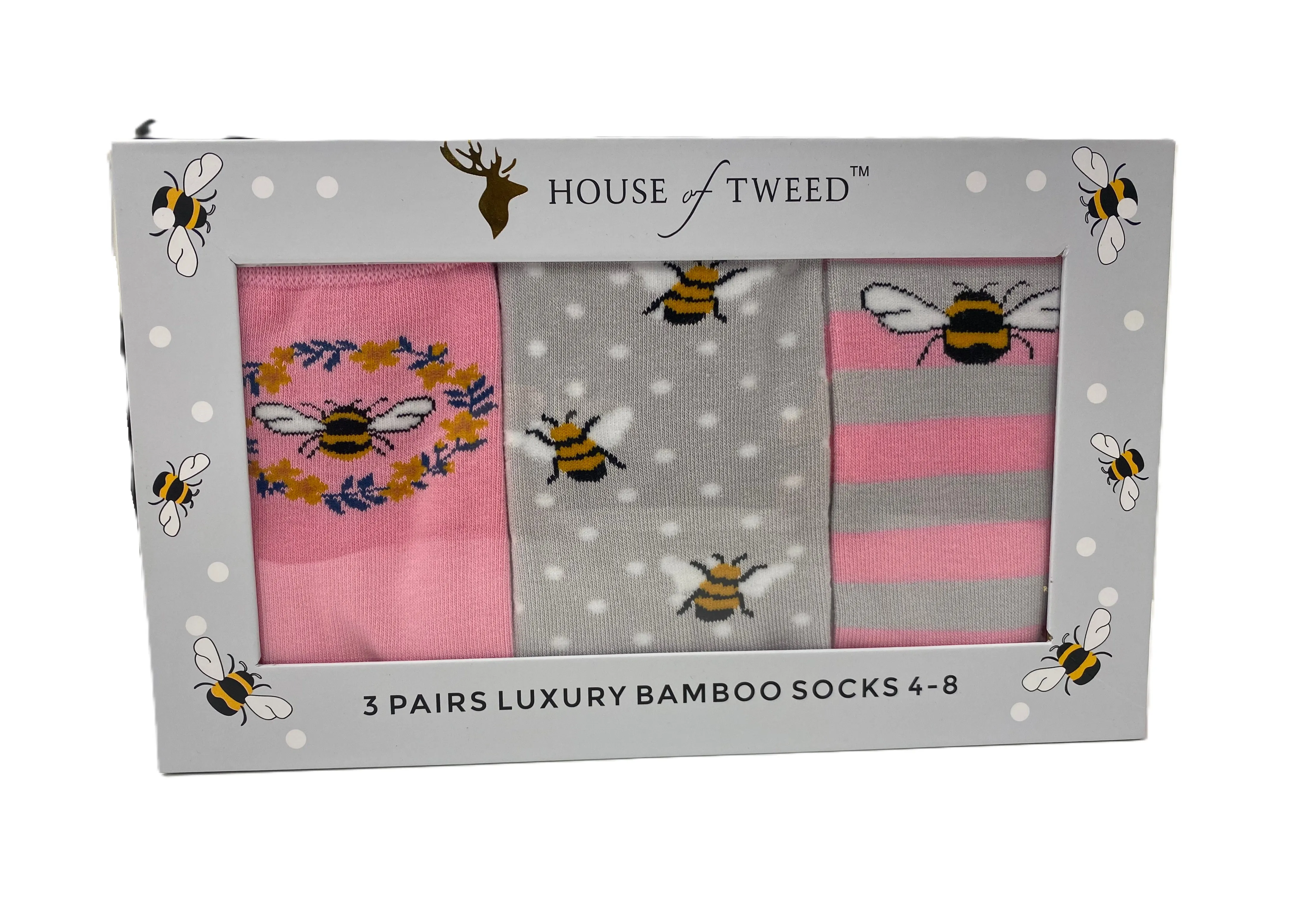 House of Tweed Luxury Ladies Bamboo Gift Novelty Socks