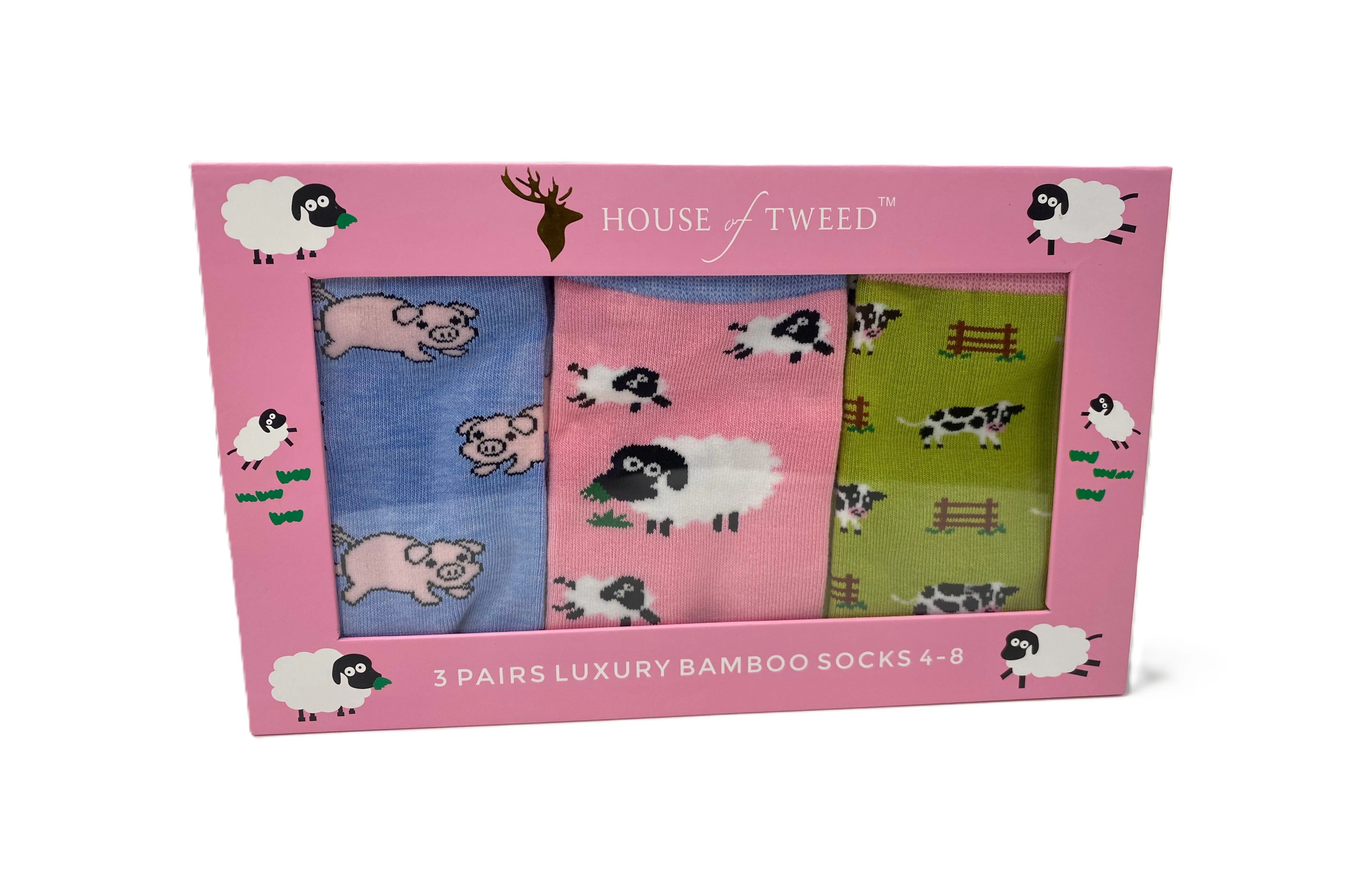 House of Tweed Luxury Ladies Bamboo Gift Novelty Socks