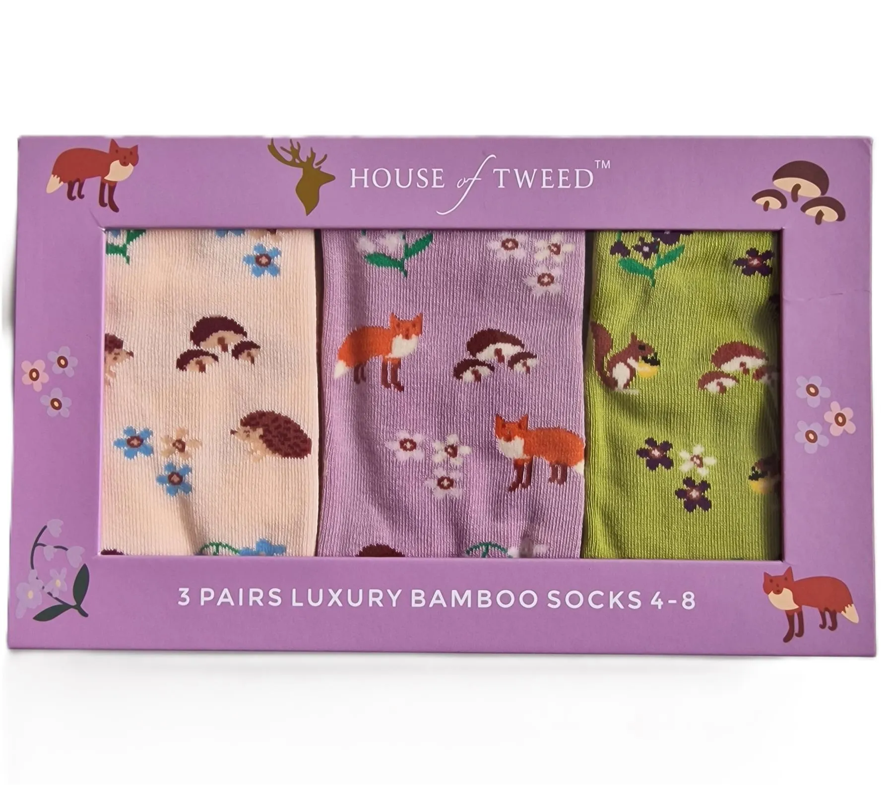 House of Tweed Luxury Ladies Bamboo Gift Novelty Socks