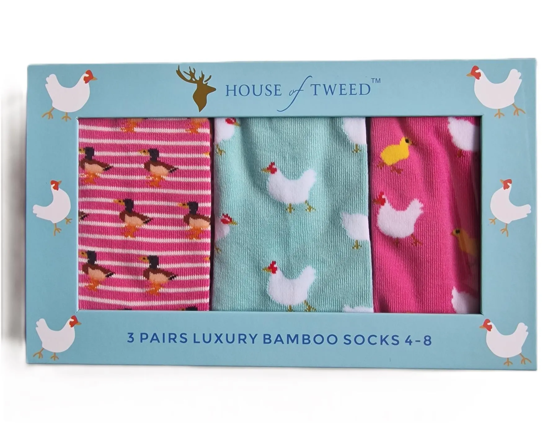 House of Tweed Luxury Ladies Bamboo Gift Novelty Socks