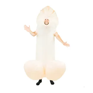 Inflatable White Willy Adult Costume