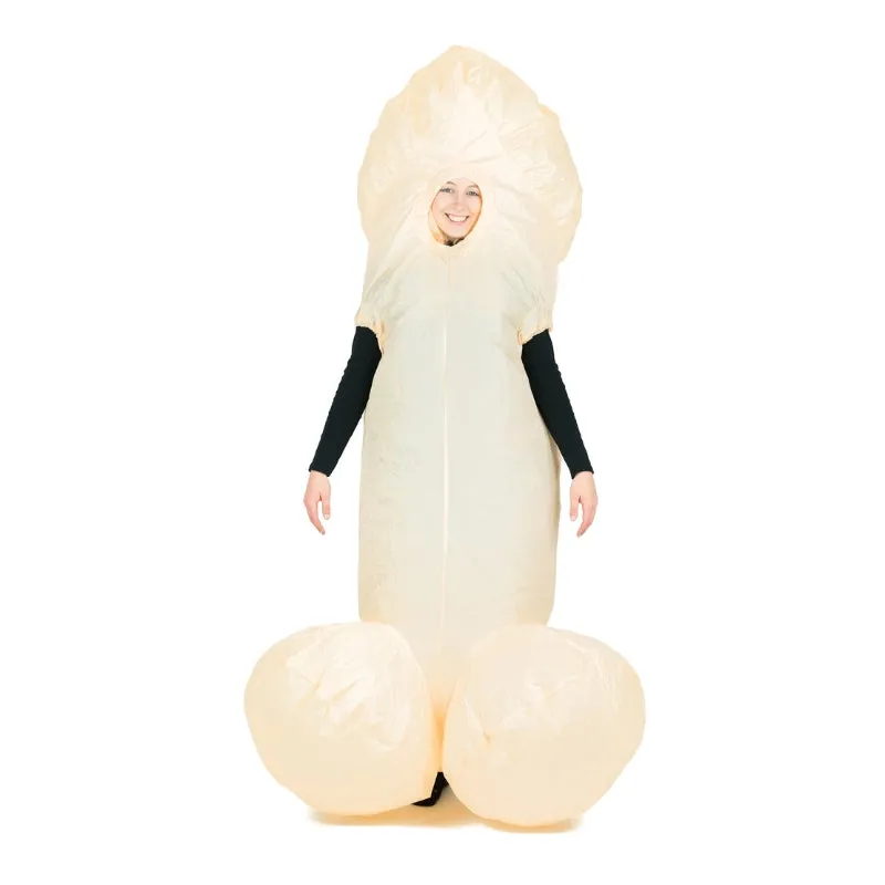 Inflatable White Willy Adult Costume