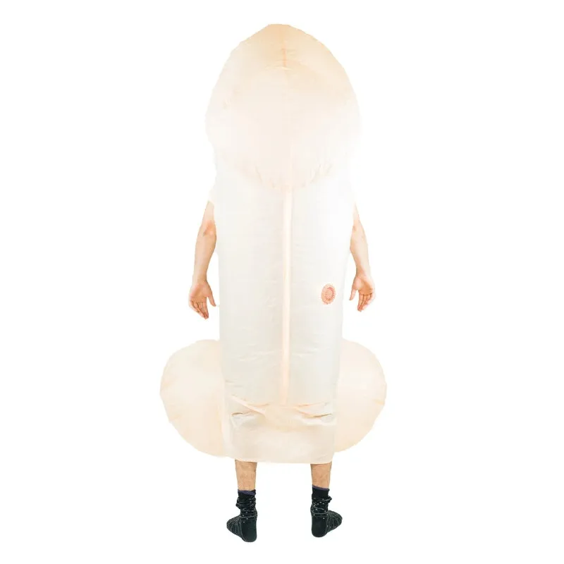 Inflatable White Willy Adult Costume