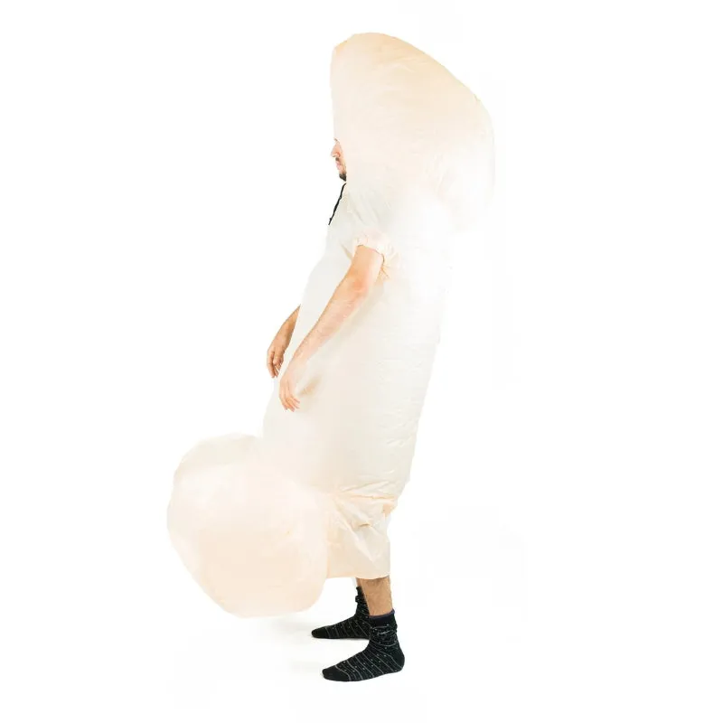 Inflatable White Willy Adult Costume