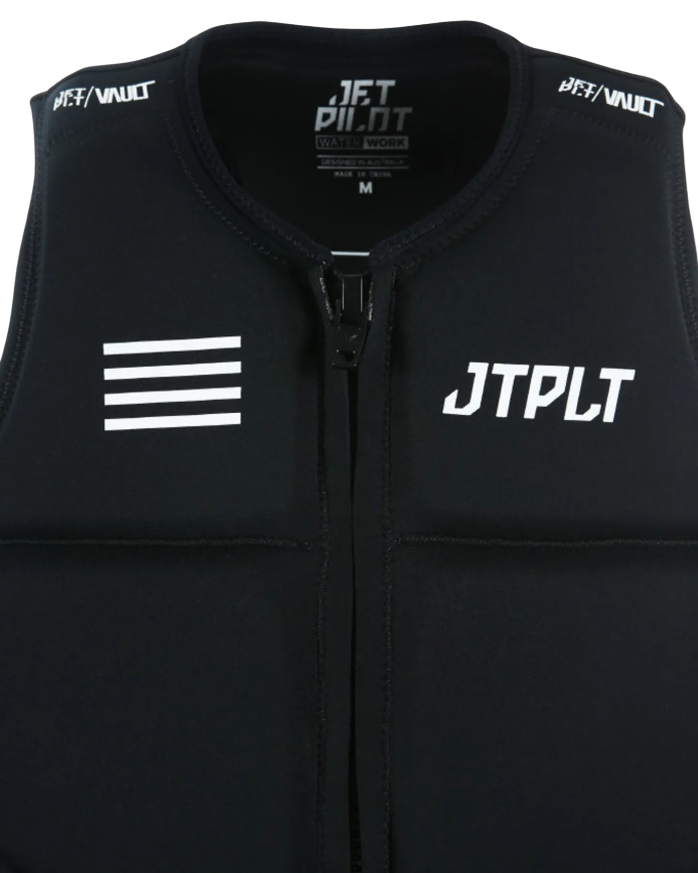 Jetpilot Vault Men's F/E Neo Vest Dual - Black/White - 2024