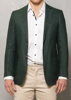 Johnson Linen Blazer - Pine