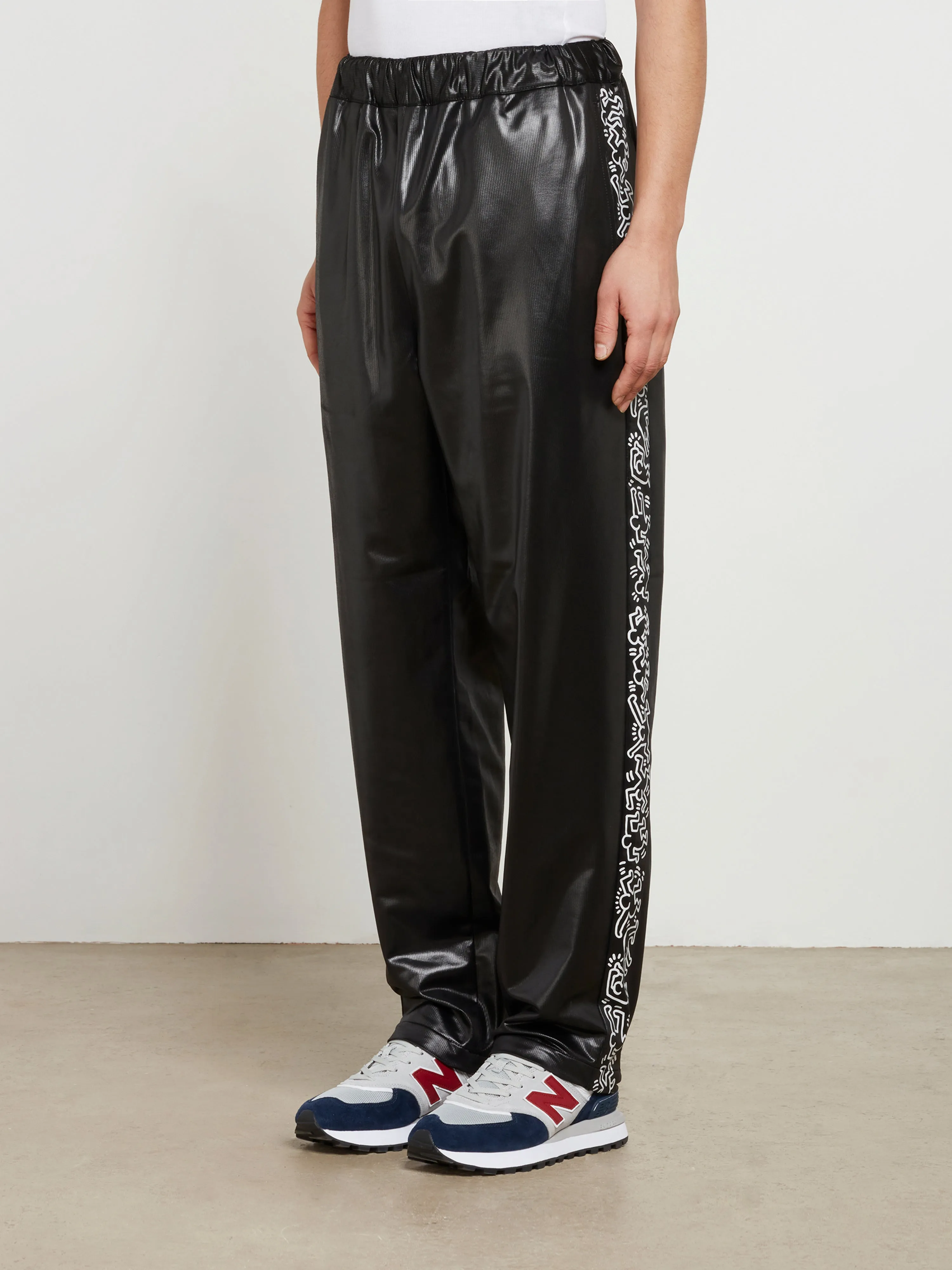 Junya Watanabe MAN - Keith Haring Polyester Corduroy Pants - (Black)