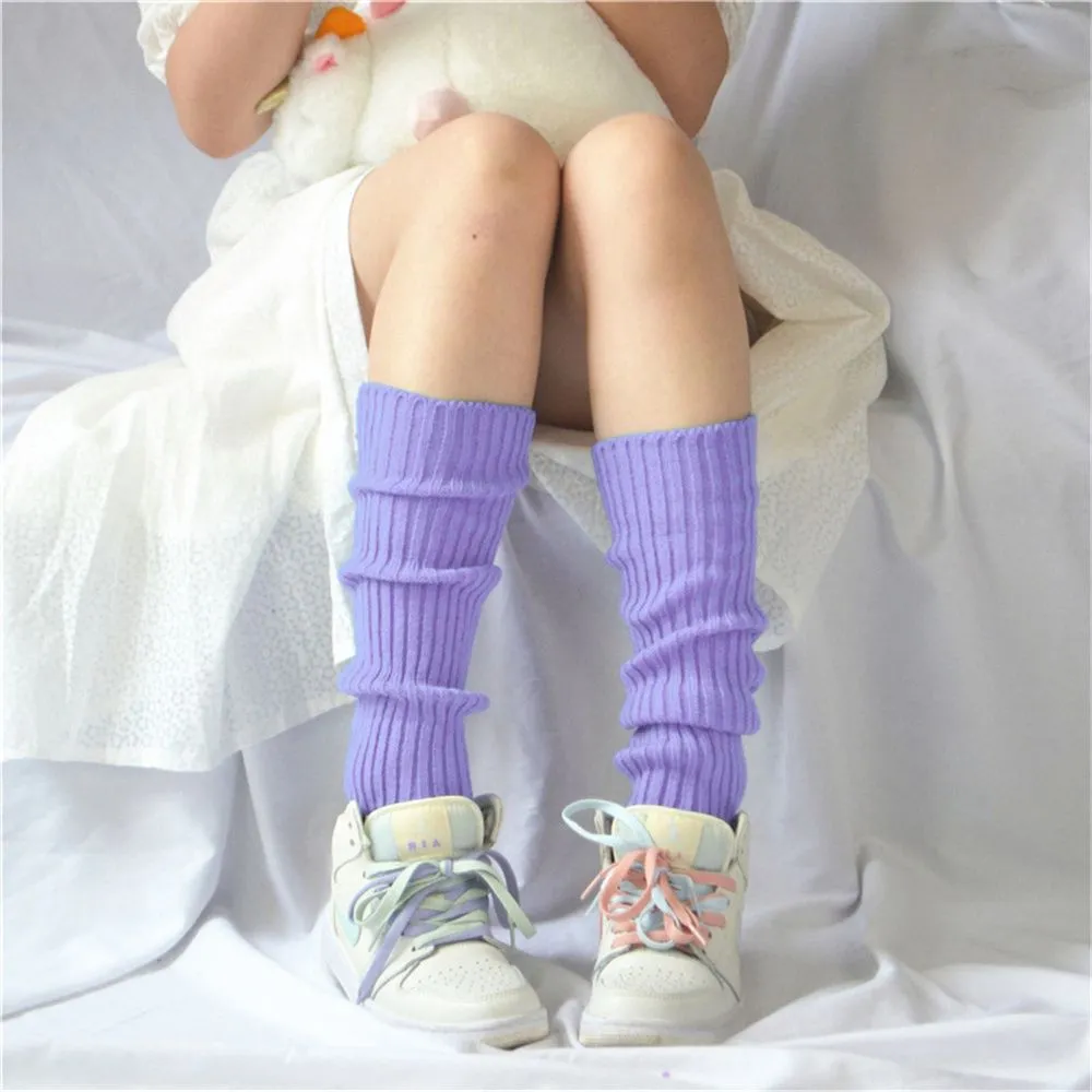 Kawaii Cute Knitted Leg Warmers