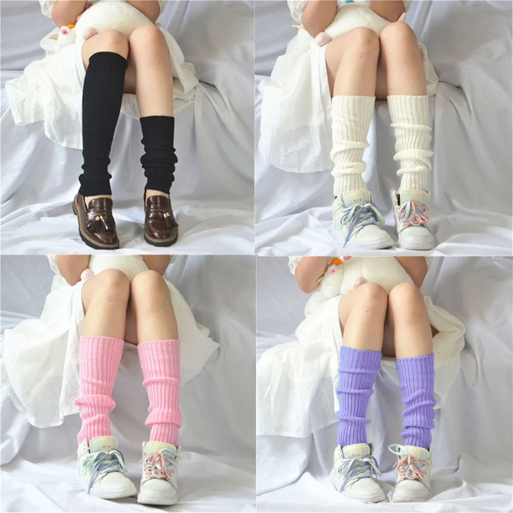 Kawaii Cute Knitted Leg Warmers