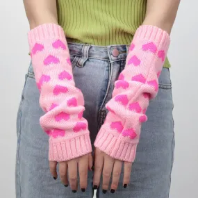 Kawaii Heart Arm Warmers