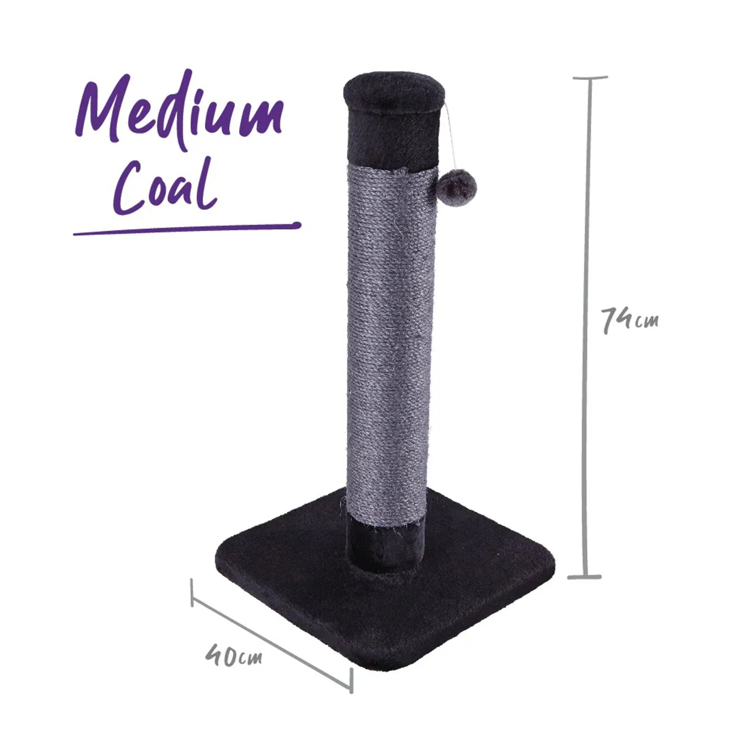 Kazoo Cat Scratch Post Medium 74cm