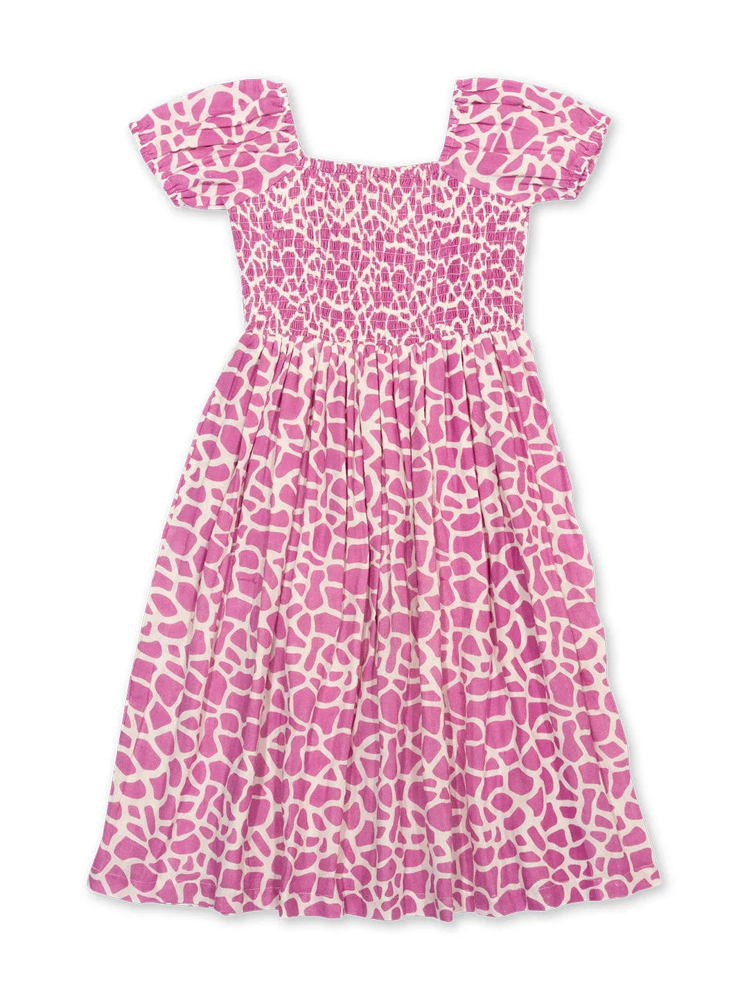 Kite Giraffe Shirred Dress