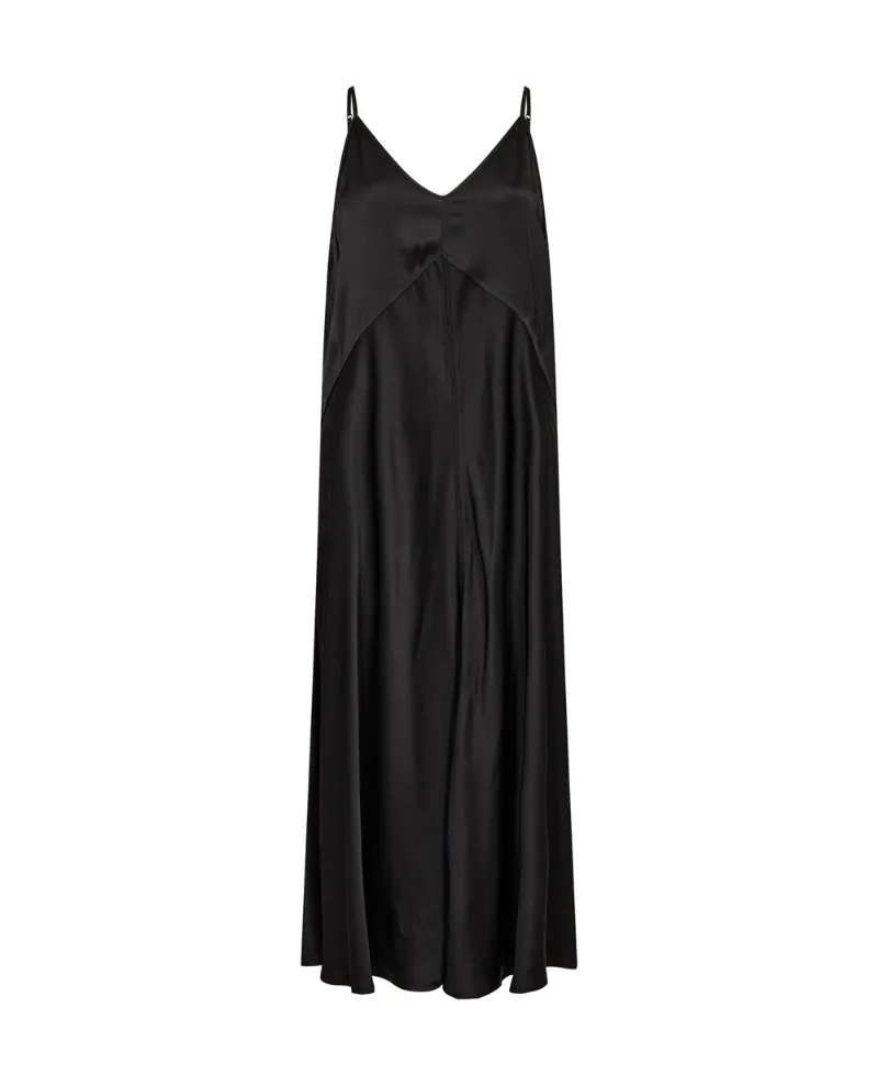 Levete Room Estel Black Slip Dress