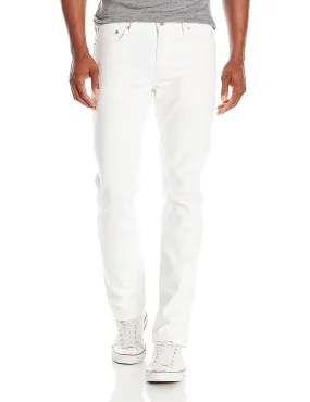 Levi's Men's 511 Slim Fit Jean, White - Stretch