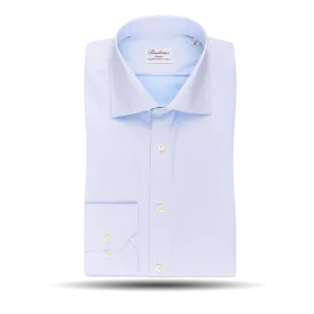 Light Blue Slimline Single Cuff Shirt