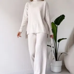 LovelyRLovely Women's Turtleneck Top And Trousers Suit