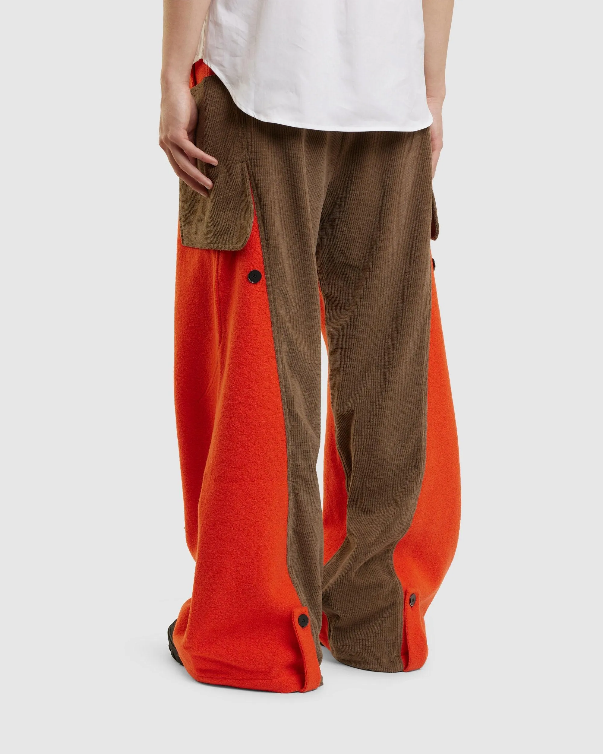 Meno Trouser Tangerine/Lichen Green