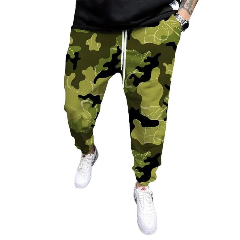 Men's Printed Elasticated Sweatpants 77232795YM