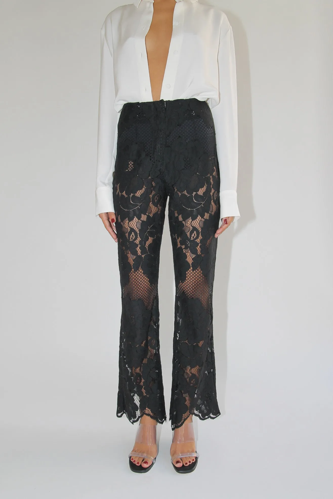 MR. LARKIN, Annie Pant, Black Signature Lace