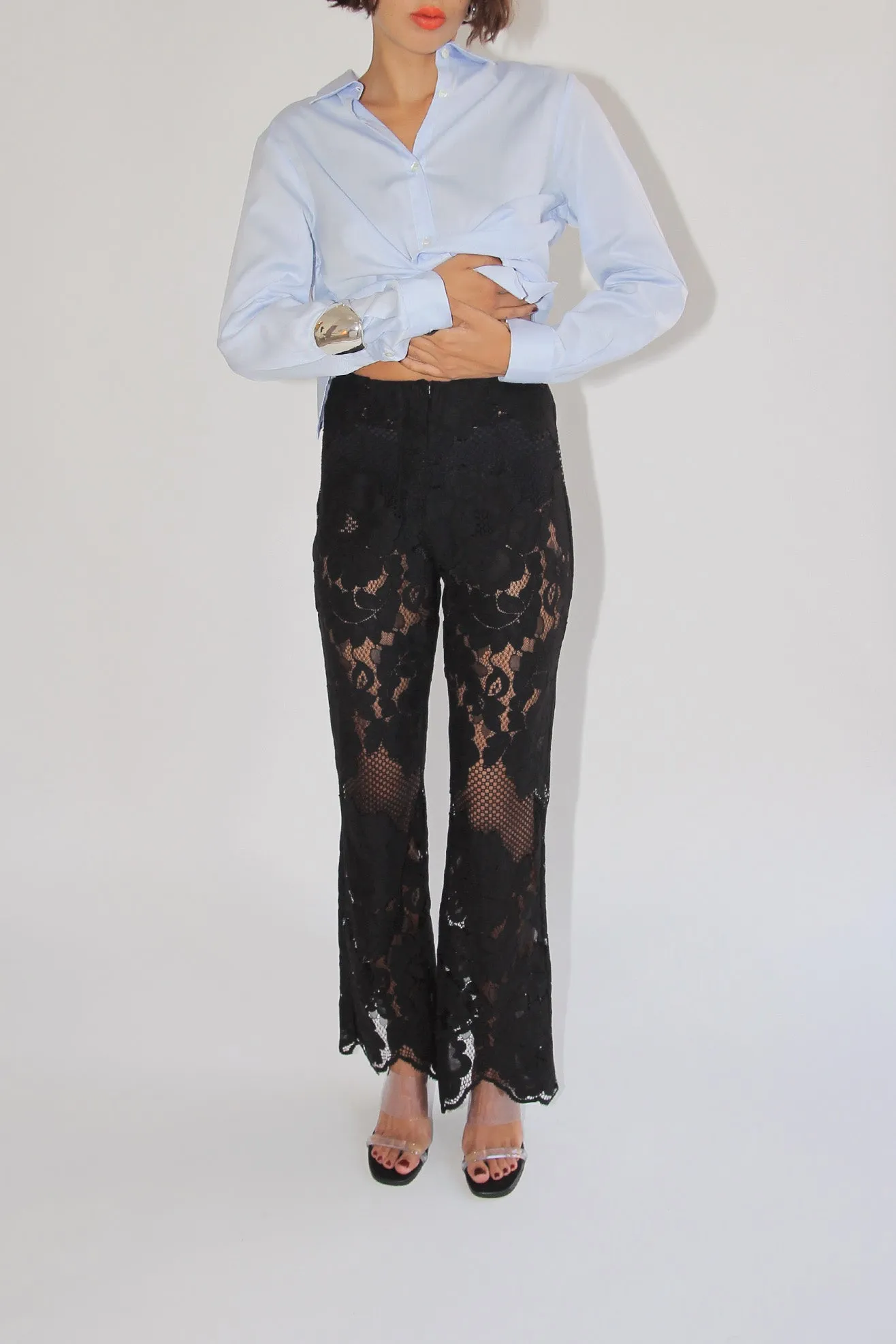 MR. LARKIN, Annie Pant, Black Signature Lace