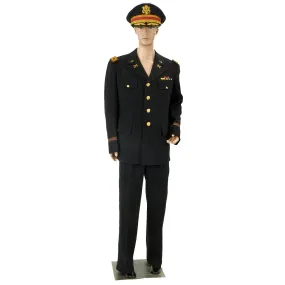 Original U.S. Pre-WWII Army Coastal Artillery Major's Dress Blue Uniform Set - Named and Dated 1938