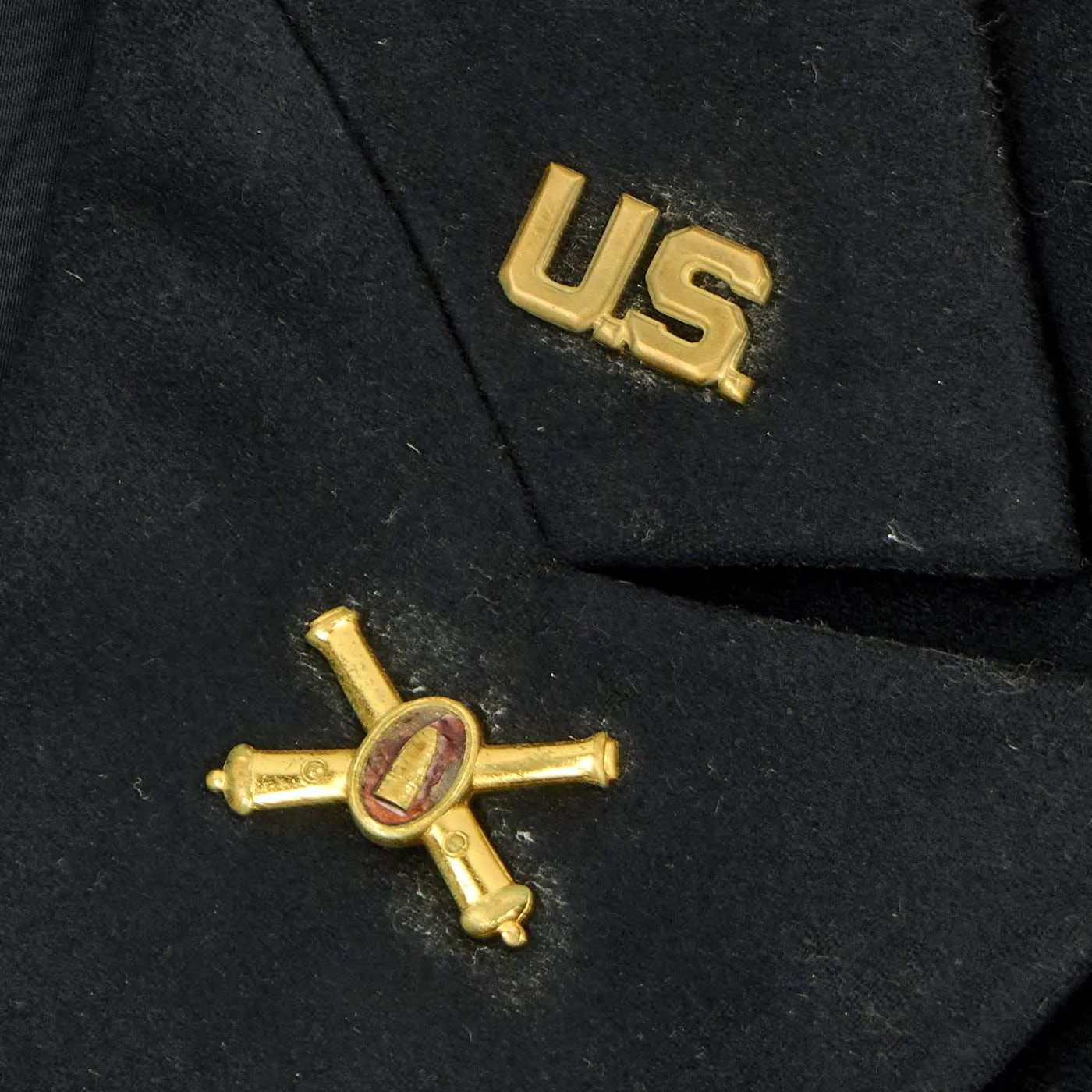 Original U.S. Pre-WWII Army Coastal Artillery Major's Dress Blue Uniform Set - Named and Dated 1938