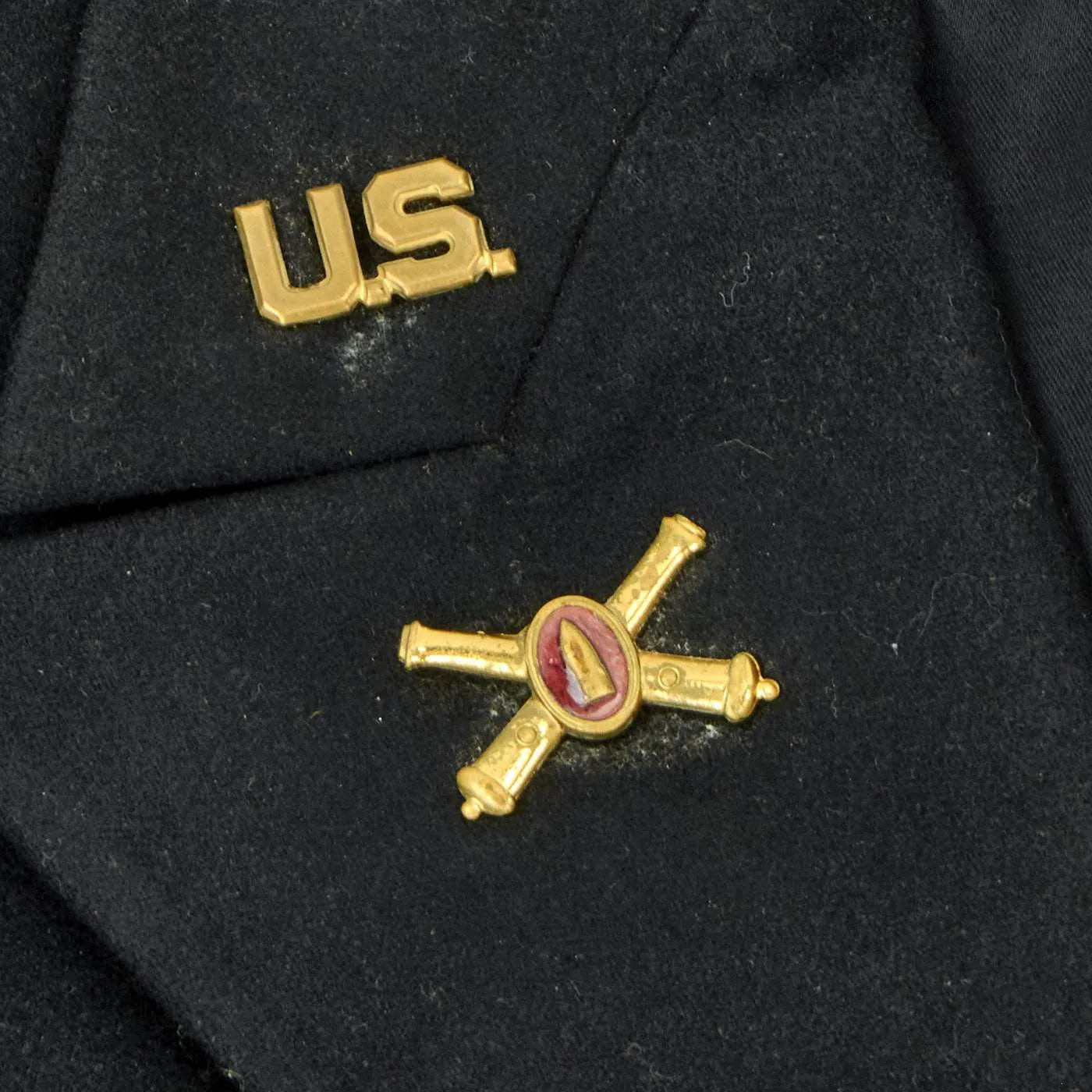 Original U.S. Pre-WWII Army Coastal Artillery Major's Dress Blue Uniform Set - Named and Dated 1938