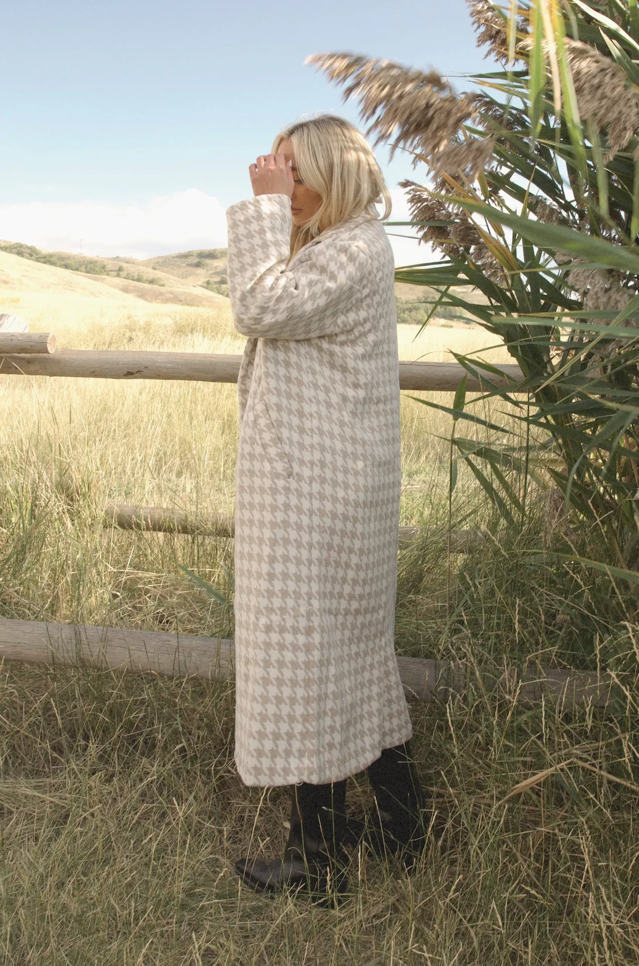 Oxford Houndstooth Coat