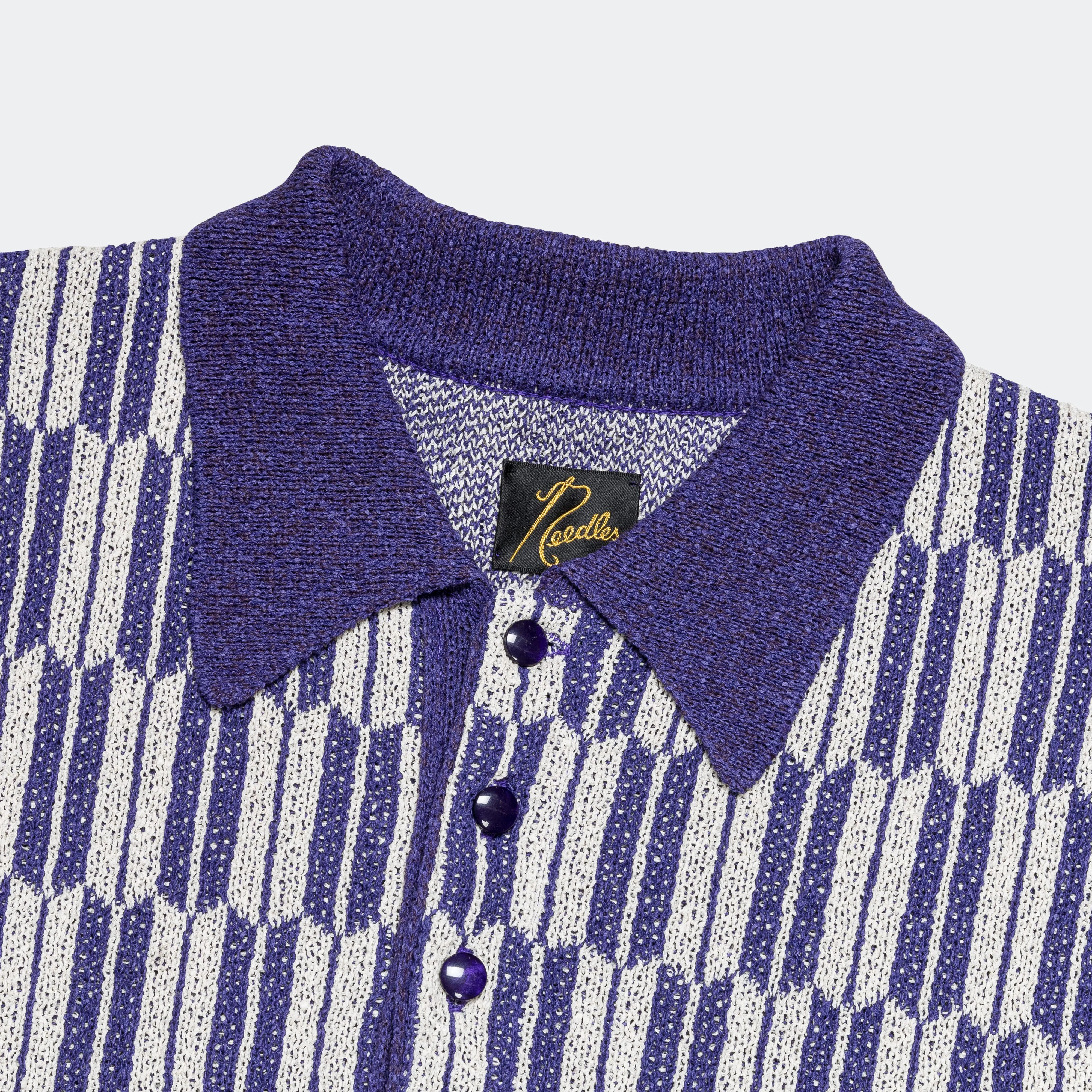 Polo Sweater - Arrow Purple