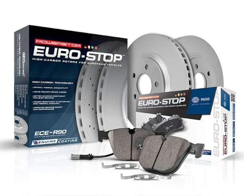 Power Stop 2007 BMW 328i Front Euro-Stop Brake Kit