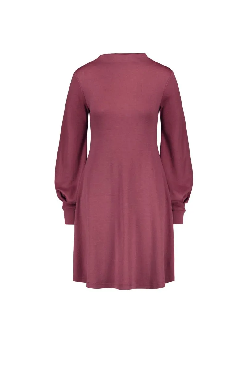 Puffi Merino Dress Berry