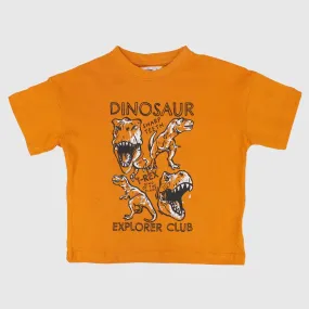 "Dinosaur Explorer Club" Short-Sleeved T-Shirt