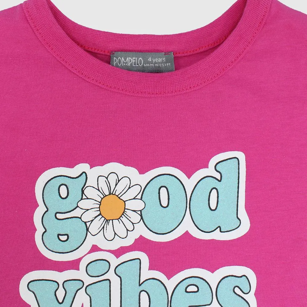 "Good Vibes" Short-Sleeved T-Shirt