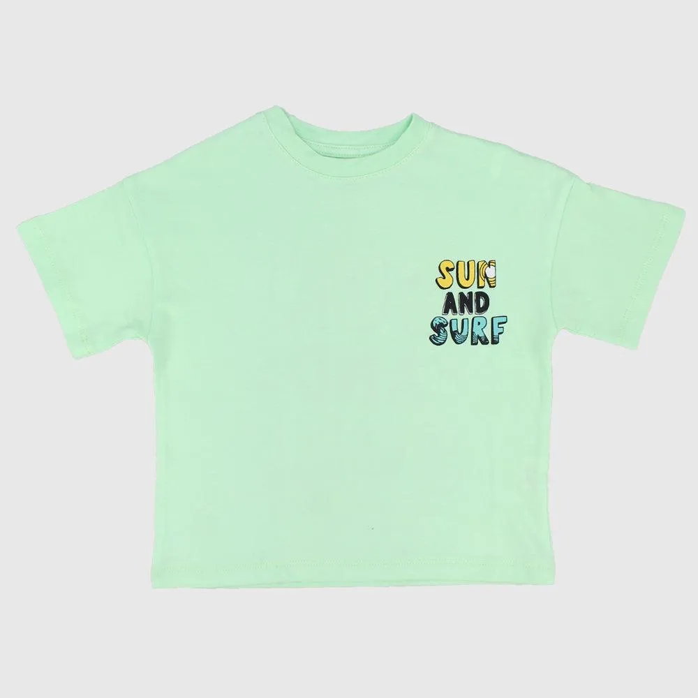 "Sun And Surf" Short-Sleeved T-Shirt