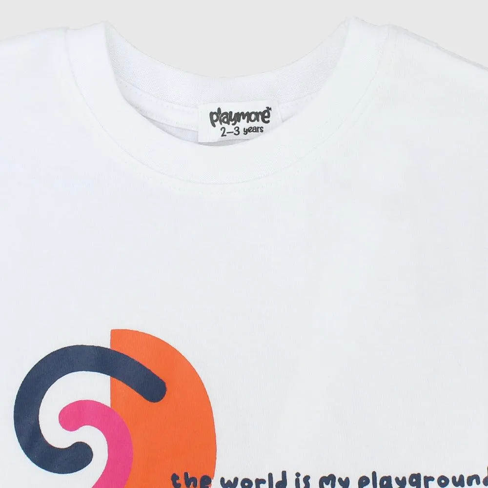 "The World Is My Playground" Short-Sleeved T-Shirt