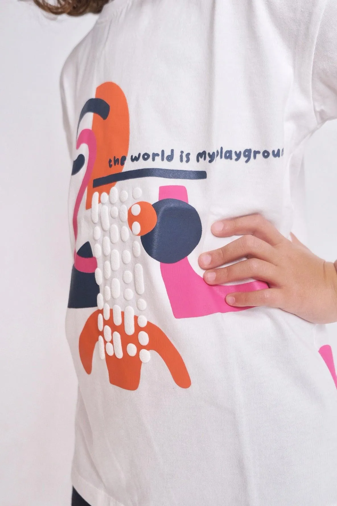 "The World Is My Playground" Short-Sleeved T-Shirt