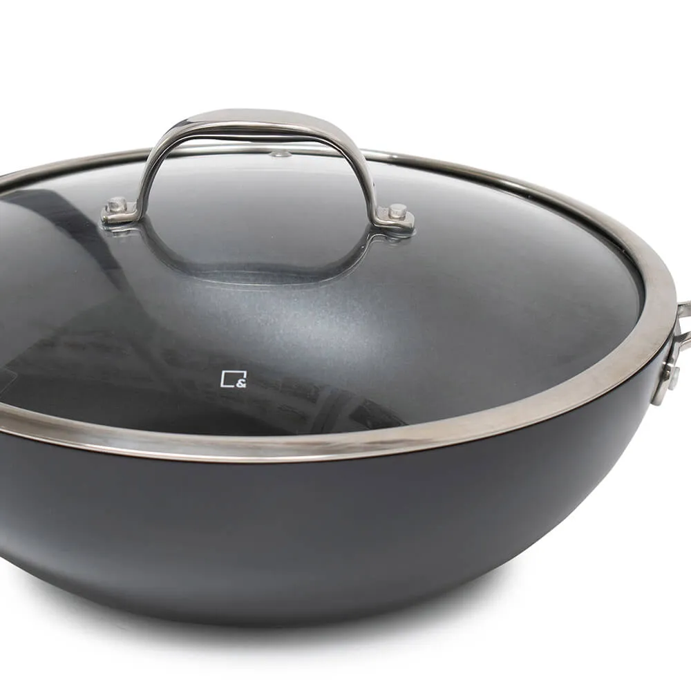 Re-lite Wok with Glass Lid 30cm