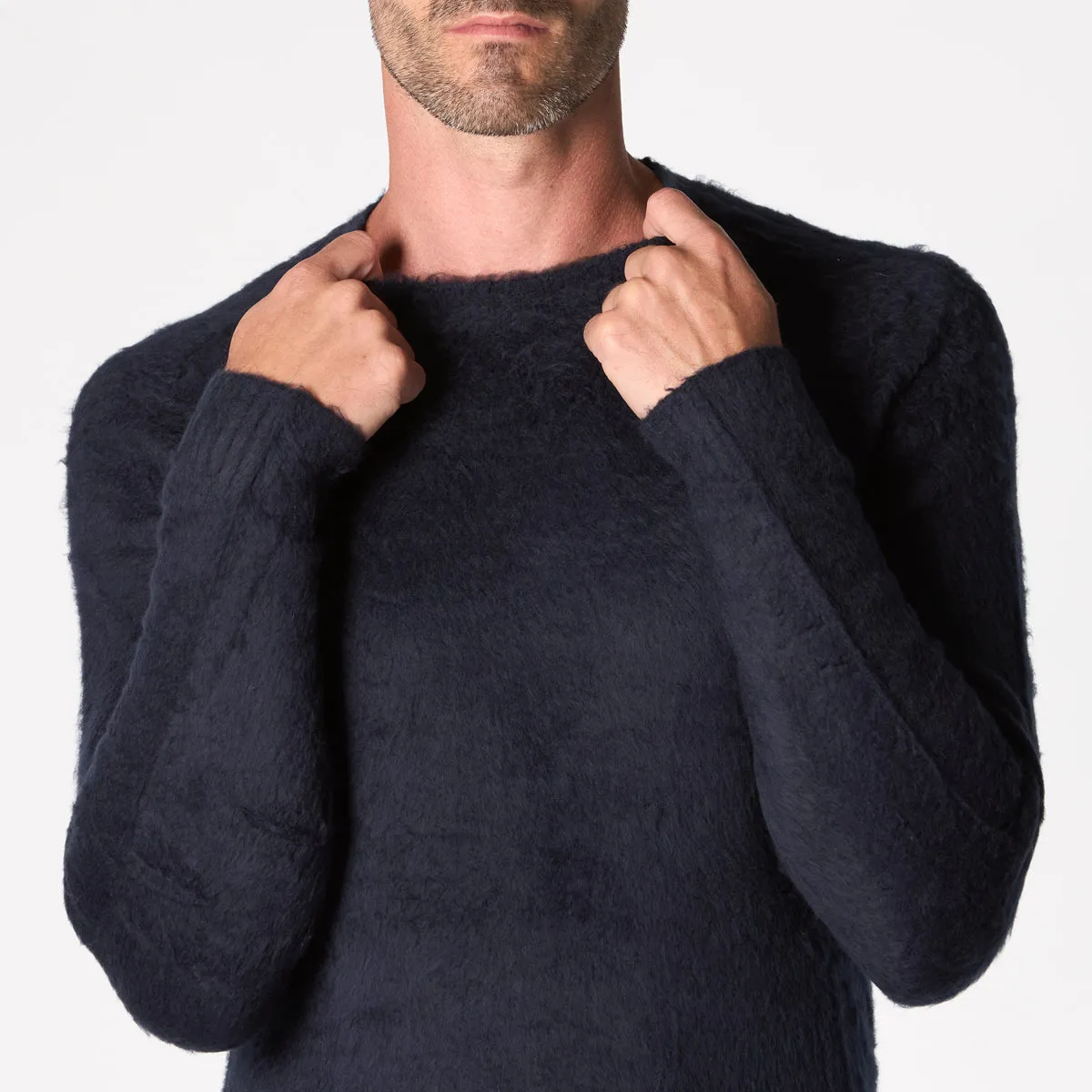 ROBERTO COLLINA SWEATER RA45201 10 BLUE