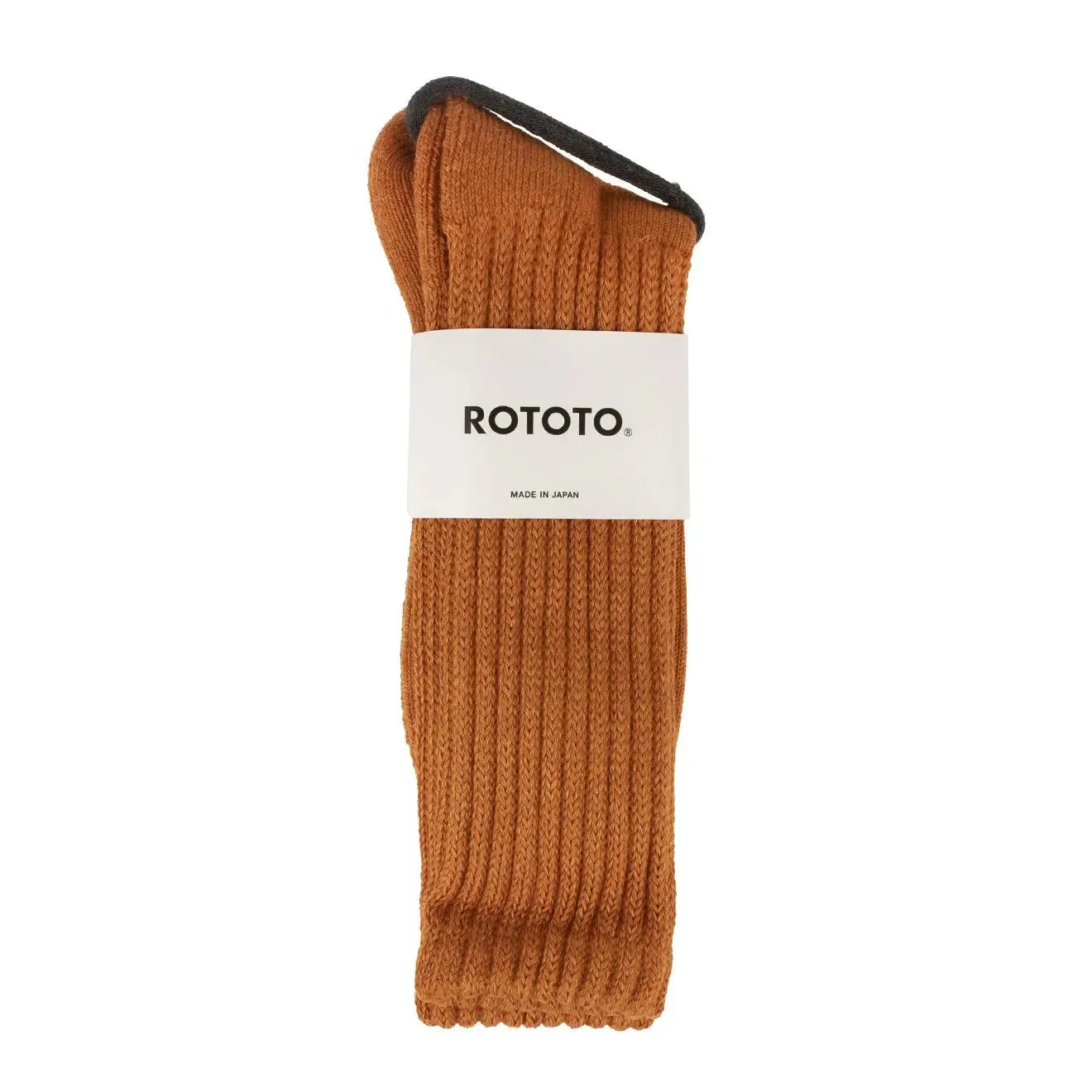 RoToTo Loose Pile Socks Mix Orange